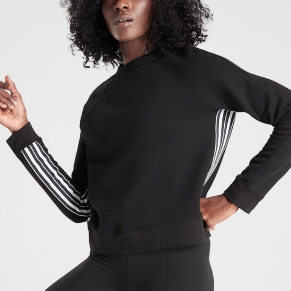 Athleta striped sweatshirt ✨NEW✨